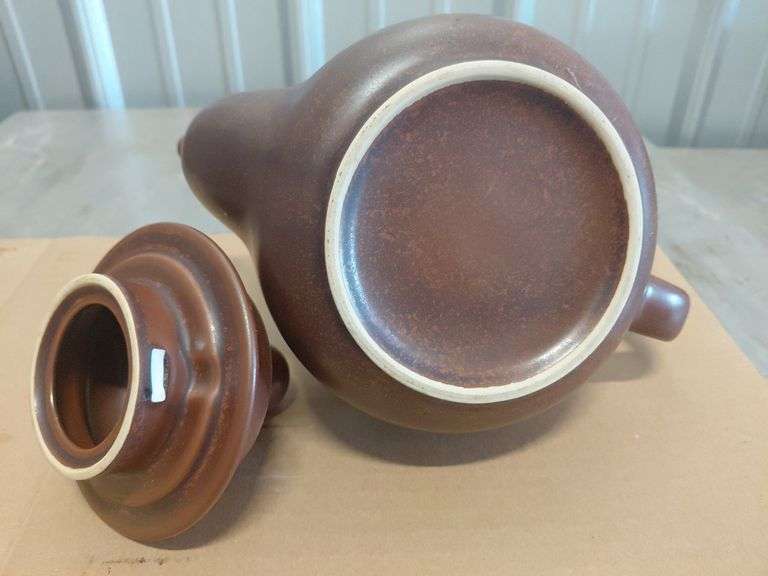 Dark Brown Clay Teapot