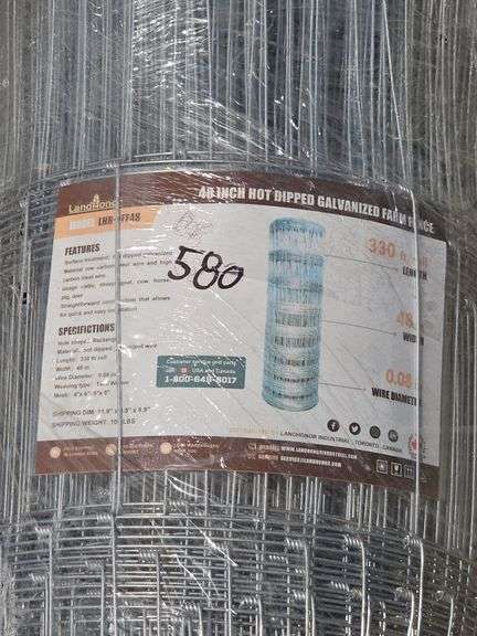 LANDHONOR ROLL GALVANIZED FIELD FENCE