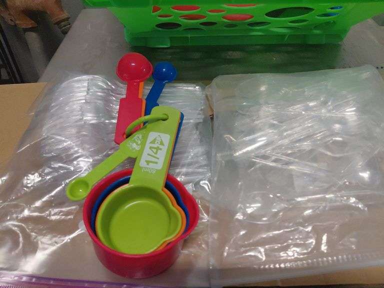 Serving Spoons, Measuring Cups, Grater & Plasticware