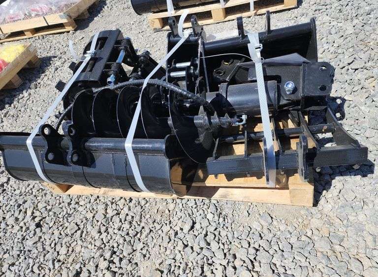 9pc. MINI EXCAVATOR ATTACHMENT SET