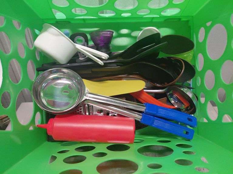 Serving Spoons, Measuring Cups, Grater & Plasticware