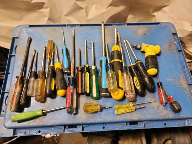 Assortment of screwdrivers