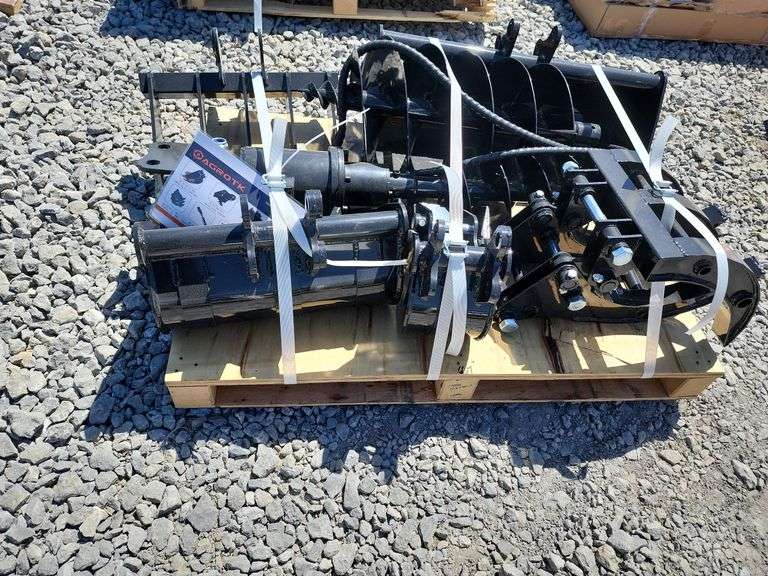 9pc. MINI EXCAVATOR ATTACHMENT SET
