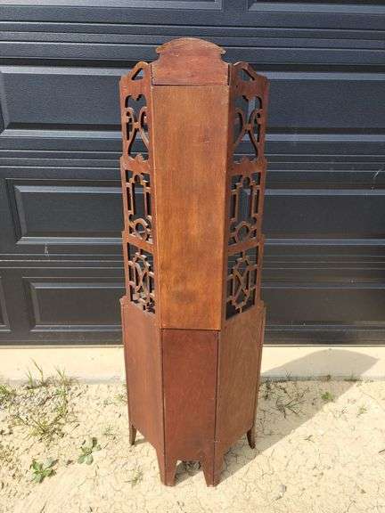 Vintage Wooden Corner Shelf