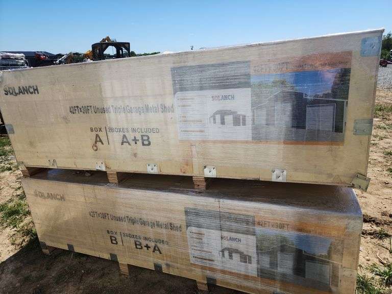 Triple Garage Shed