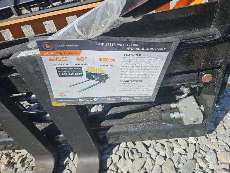 WOLVERINE HYDRAULIC PALLET FORKS