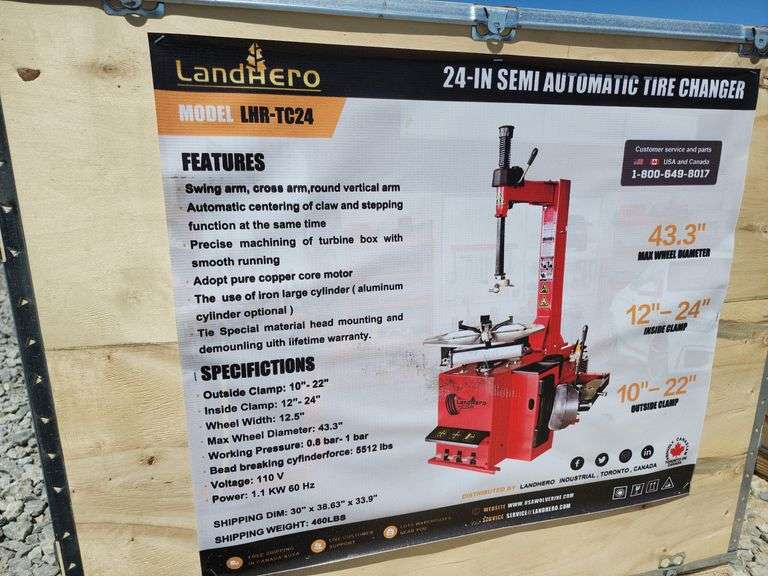 LANDHONOR SEMI AUTOMATIC TIRE CHANGER
