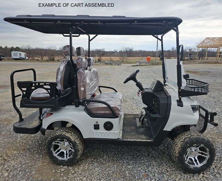 SDLANCH ELECTRIC 4-SEATER GOLF CART