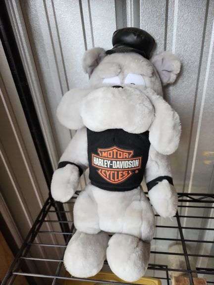 Harley Davidson bulldog plush