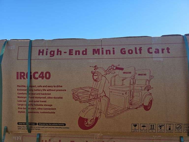 IRGC40 HIGH-END MINI ELECTRIC GOLF CART