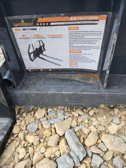 LANDHONOR MINI SKID STEER PALLET FORKS