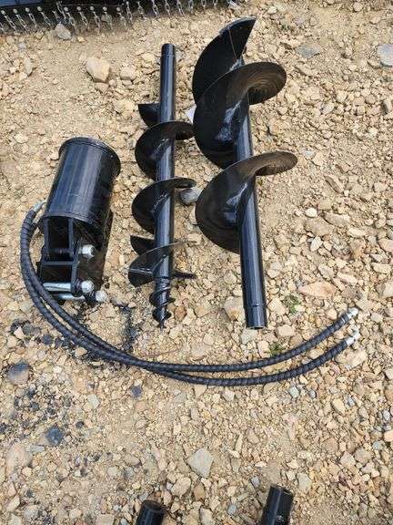 Mini Excavator auger attachment