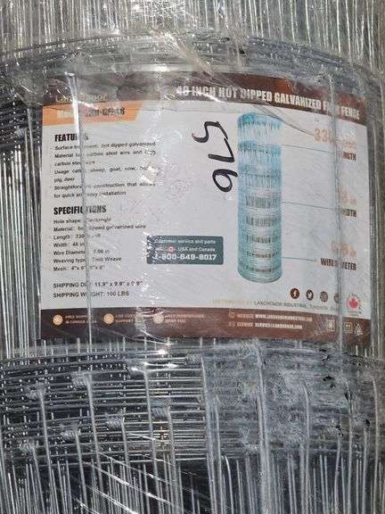 LANDHONOR ROLL GALVANIZED FIELD FENCE