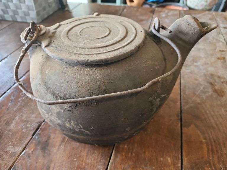 Vintage Cast Iron Kettle