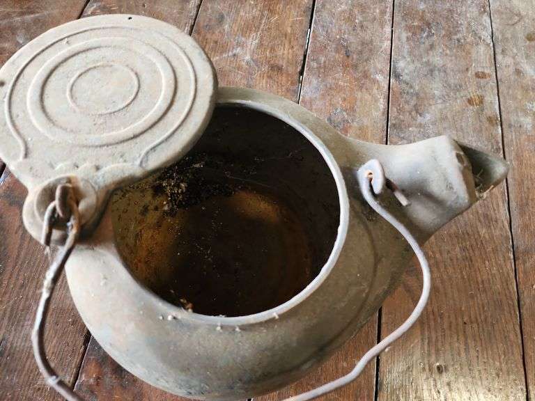 Vintage Cast Iron Kettle
