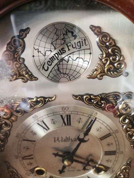 Waltham Hastings Tempus Fugit Mantel Clock