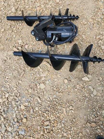 Mini Excavator auger attachment