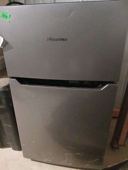 Hisense 3.3 cu. ft. mini fridge with a freezer