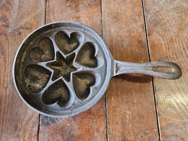 Vintage Cast Iron Muffin Pan Skillet