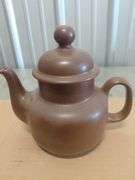 Dark Brown Clay Teapot