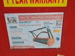 RAYTREE SKID STEER DRUM MULCHER (RED)