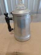 Viko aluminum percolator, likely from the 1950s