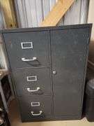 Metal filing cabinet