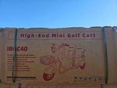 IRGC40 HIGH-END MINI ELECTRIC GOLF CART
