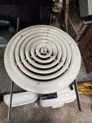 RectorSeal Airtec round ceiling diffuser.