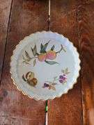 Royal Worcester Evesham Gold porcelain quiche dish