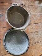 Vintage Cast Iron Dutch Oven with Lid