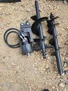 Mini Excavator auger attachment
