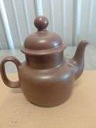 Dark Brown Clay Teapot