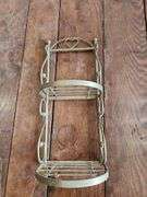 METAL WALL SHELF AND MATCHING SCONCES