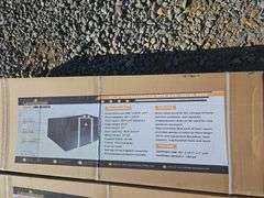 LANDHONOR GALVANIZED APEX ROOF METAL SHED