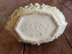 Vintage McCoy Pottery Ceramic Basket Planter