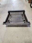 Cast iron grate for fireplace