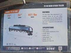 WOLVERINE 72" SKID STEER TILLER