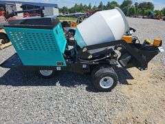 FUTURE STAND ON MINI CONCRETE BUGGY MIXER