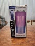 64 oz vacuum-insulated stainless steel and Universal Buddy can cooler