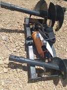 Skid steer auger drive and bit