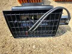 hydraulic skid steer concrete mixer attachment