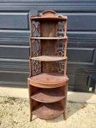 Vintage Wooden Corner Shelf