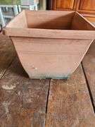 Variety of Plastic Planters, Small Ceramic Planters, Vintage-style Terracotta Strawberry Planter & T