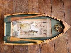 Fishing Boat Framed Wood Wall Decor