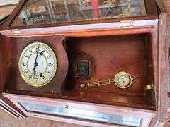31 Day Pendulum Curio Wall Clock