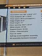 LANDHONOR GALVANIZED APEX ROOF METAL SHED