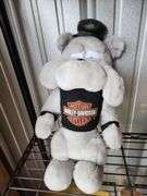 Harley Davidson bulldog plush