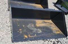 WOLVERINE SKID STEER 66" SMOOTH BUCKET ATTACHMENT