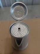 Viko aluminum percolator, likely from the 1950s